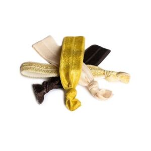 Set Haargummis bjež GOLDIES