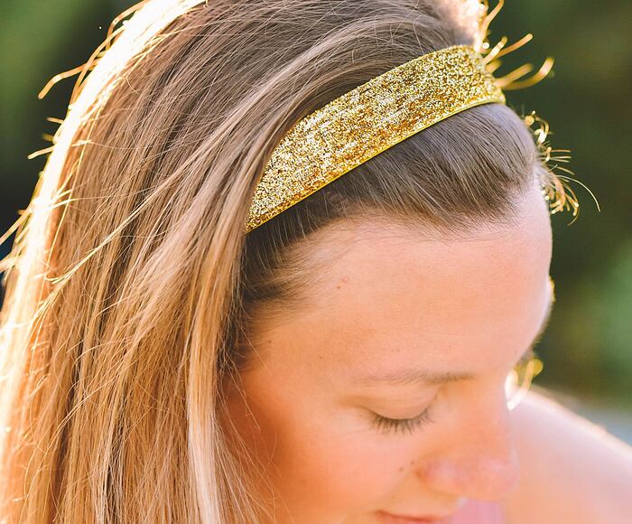 Haarband bjež STYLE glitter GOLD