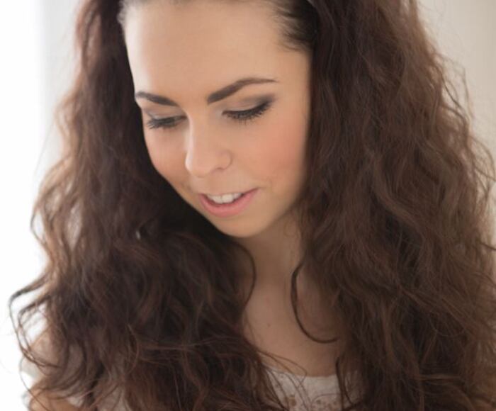 Haarband bjež SINGLE glitter WHITE