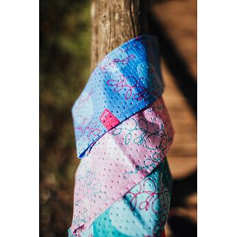 Stirnband bjež DROP BERRY pink