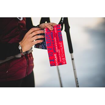 Stirnband bjež ACTIVE HEAD red